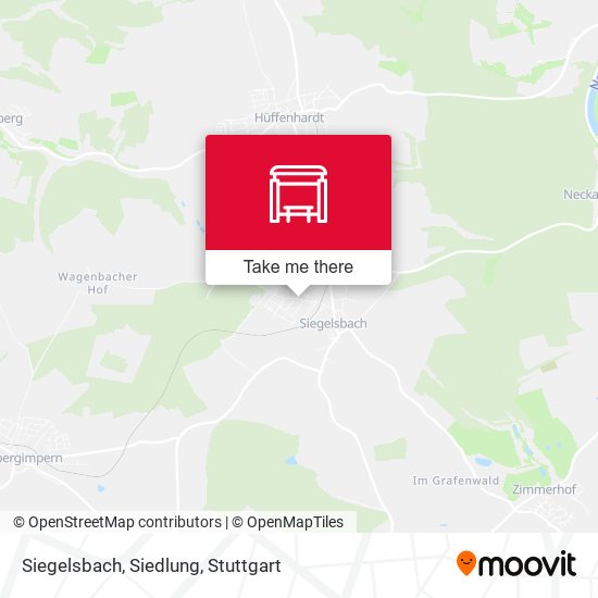 Siegelsbach, Siedlung map