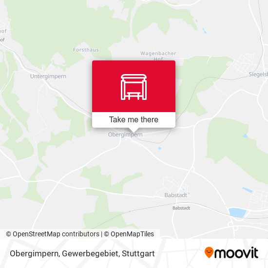 Obergimpern, Gewerbegebiet map