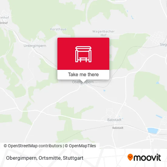 Карта Obergimpern, Ortsmitte