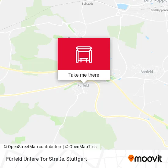 Карта Fürfeld Untere Tor Straße