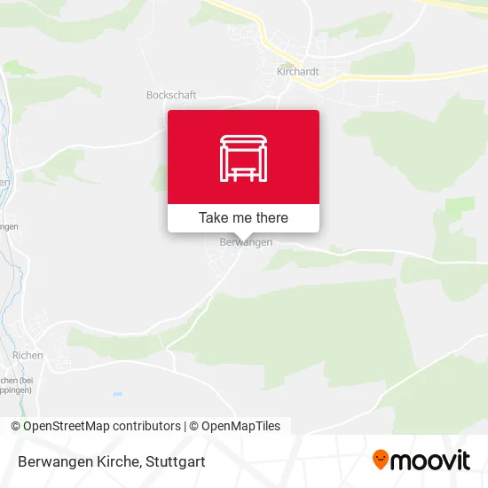 Карта Berwangen Kirche