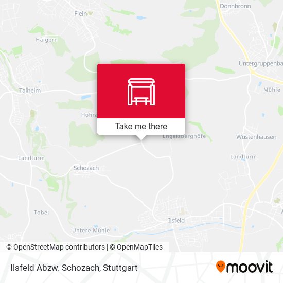 Ilsfeld Abzw. Schozach map