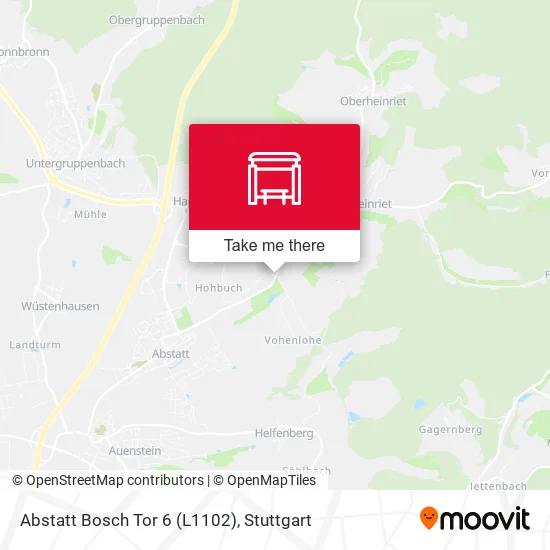 Abstatt Bosch Tor 6 (L1102) map