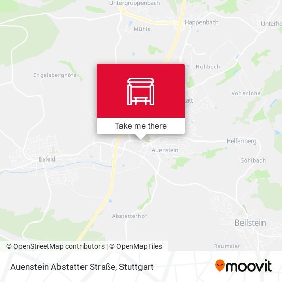 Карта Auenstein Abstatter Straße