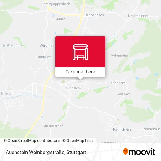 Карта Auenstein Weinbergstraße