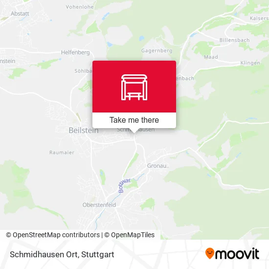 Карта Schmidhausen Ort