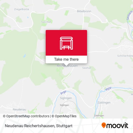 Neudenau Reichertshausen map