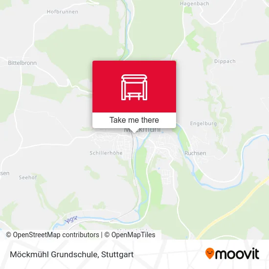 Карта Möckmühl Grundschule