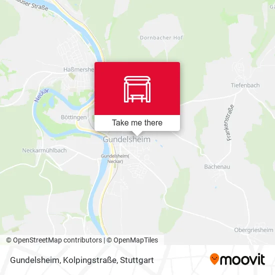 Карта Gundelsheim, Kolpingstraße