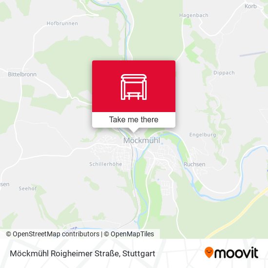 Möckmühl Roigheimer Straße map