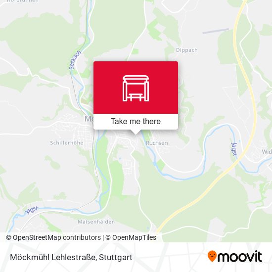 Möckmühl Lehlestraße map