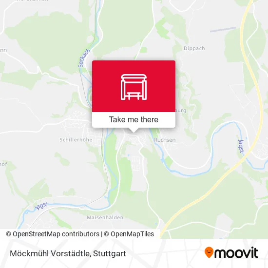 Möckmühl Vorstädtle map