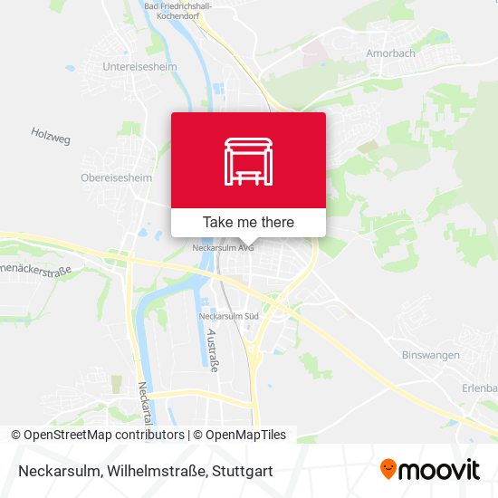 Neckarsulm, Wilhelmstraße map