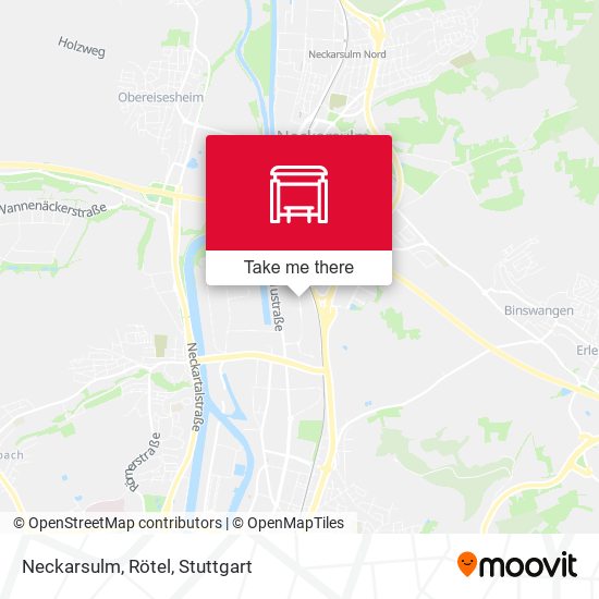 Карта Neckarsulm, Rötel