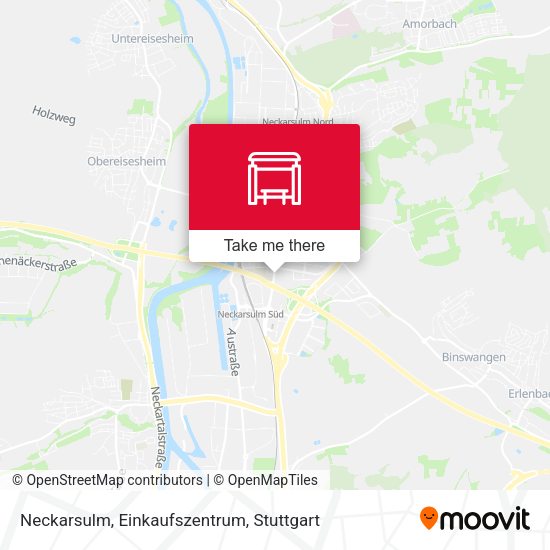 Neckarsulm, Einkaufszentrum map