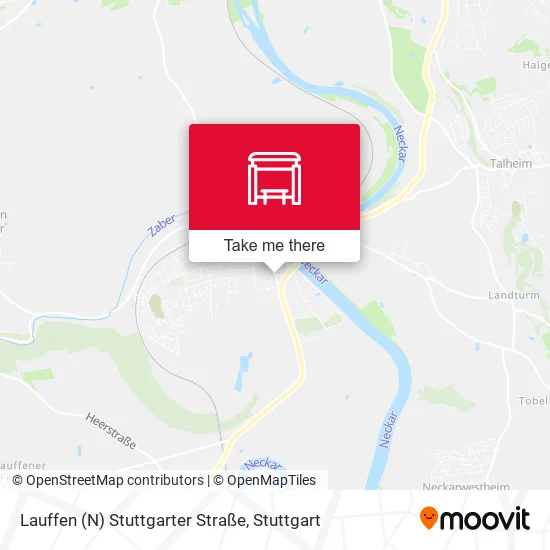 Карта Lauffen (N) Stuttgarter Straße