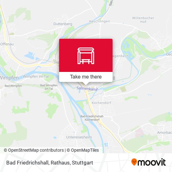 Bad Friedrichshall, Rathaus map
