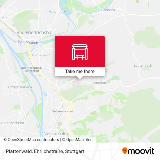 Карта Plattenwald, Ehrlichstraße