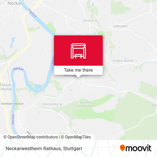 Neckarwestheim Rathaus map