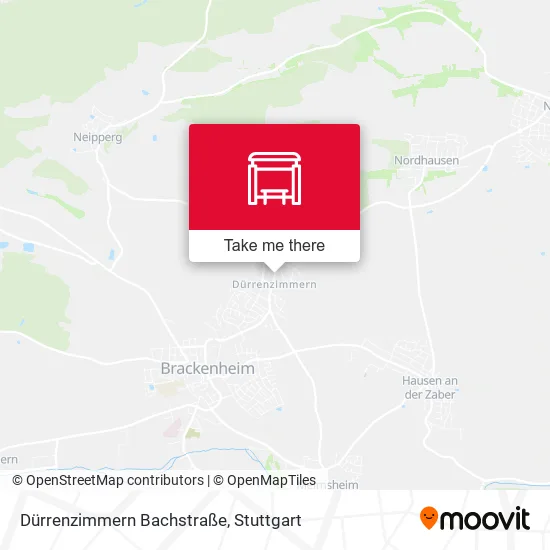 Карта Dürrenzimmern Bachstraße