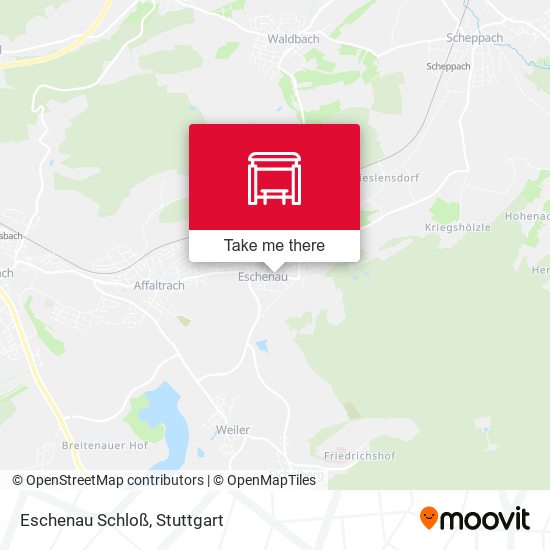 Eschenau Schloß map