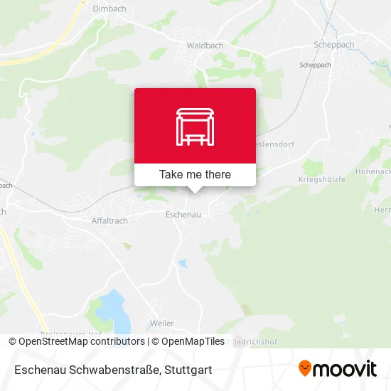 Карта Eschenau Schwabenstraße
