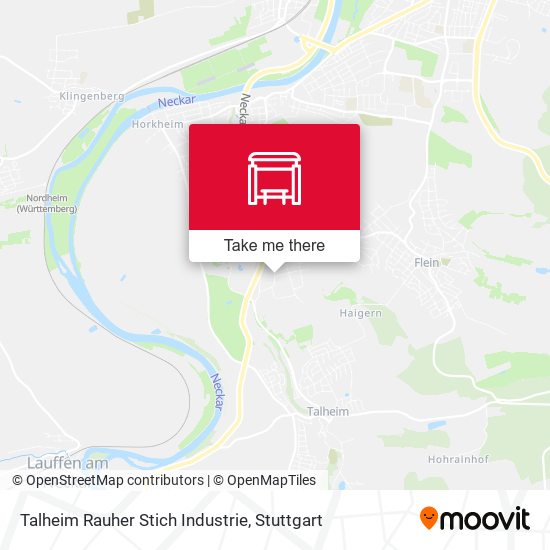 Talheim Rauher Stich Industrie map