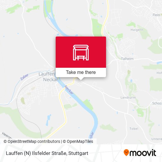 Карта Lauffen (N) Ilsfelder Straße