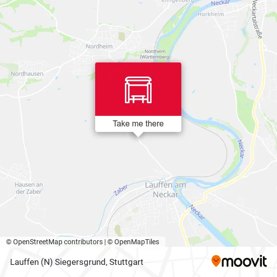 Карта Lauffen (N) Siegersgrund