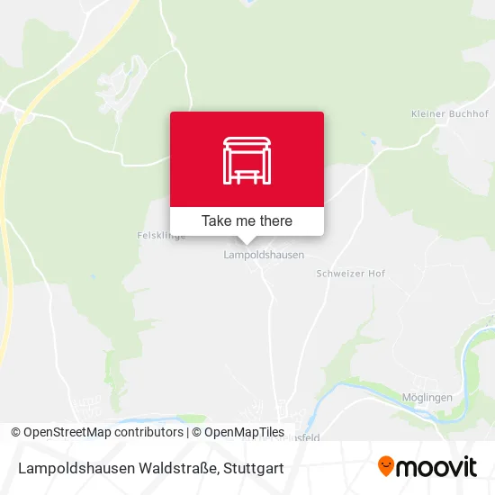 Карта Lampoldshausen Waldstraße