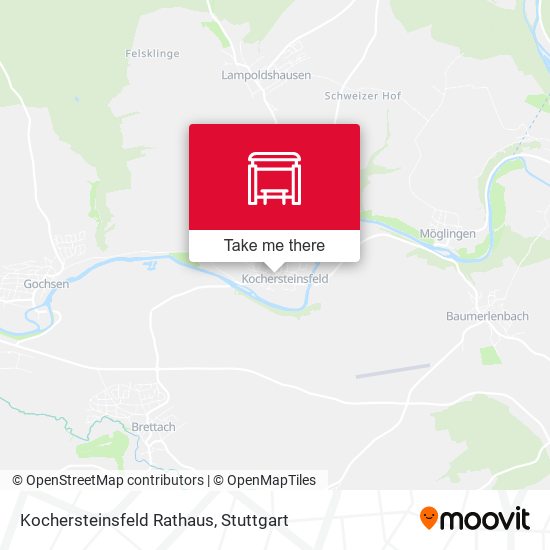 Kochersteinsfeld Rathaus map