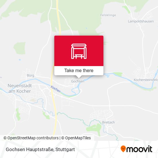 Gochsen Hauptstraße map