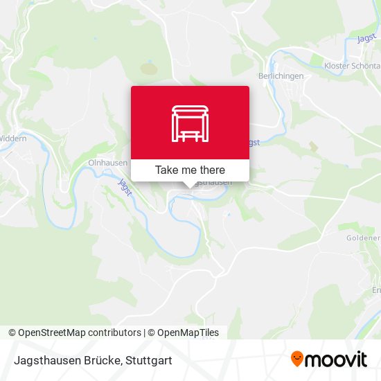 Jagsthausen Brücke map