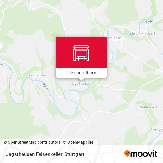 Карта Jagsthausen Felsenkeller