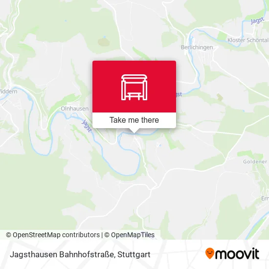 Карта Jagsthausen Bahnhofstraße