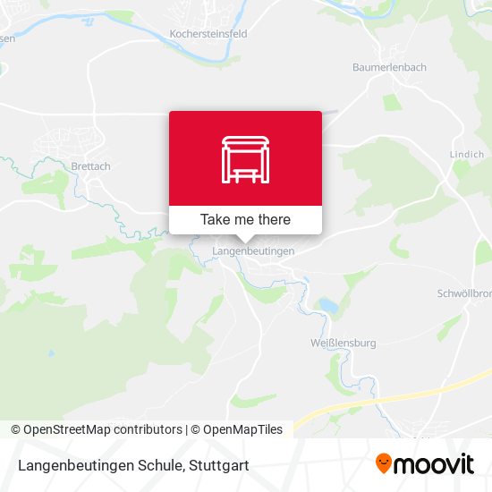 Langenbeutingen Schule map