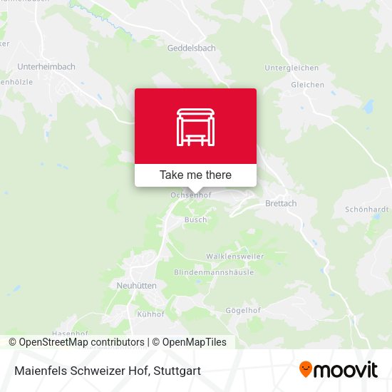 Maienfels Schweizer Hof map
