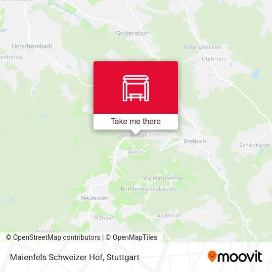 Карта Maienfels Schweizer Hof