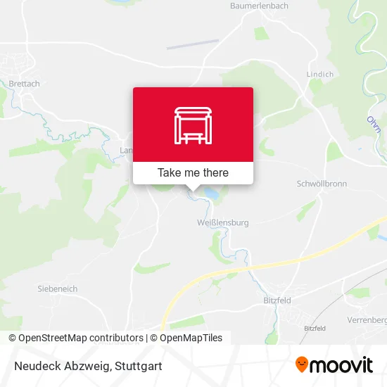 Neudeck Abzweig map