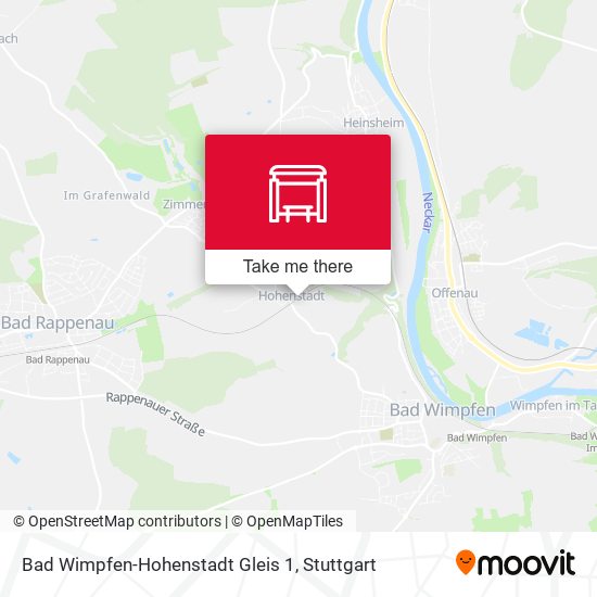 Карта Bad Wimpfen-Hohenstadt Gleis 1