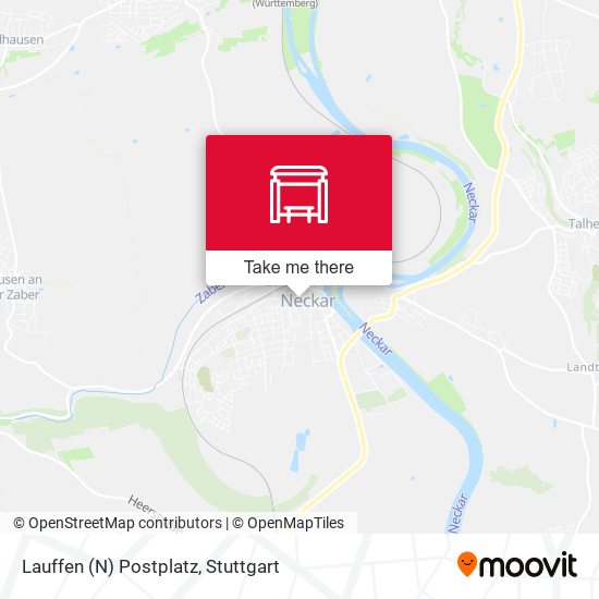Карта Lauffen (N) Postplatz