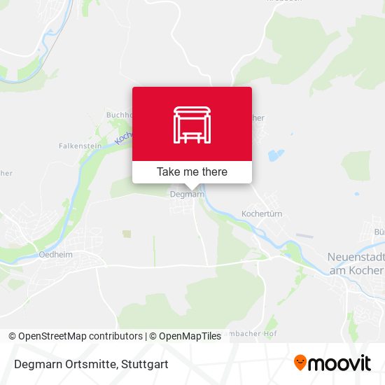 Карта Degmarn Ortsmitte