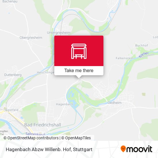 Hagenbach Abzw Willenb. Hof map