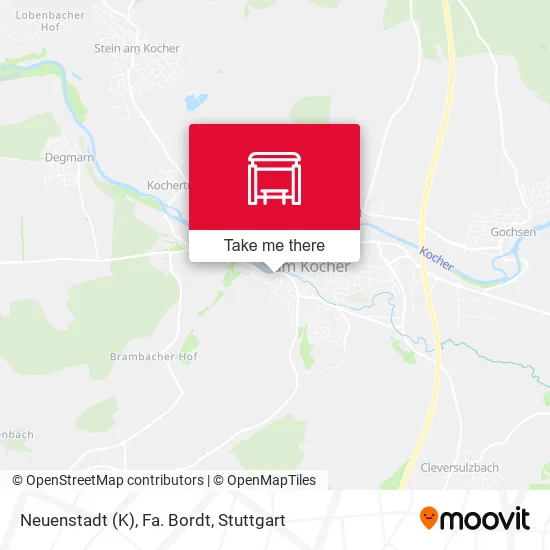 Карта Neuenstadt (K), Fa. Bordt