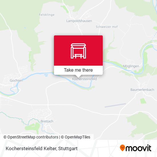 Kochersteinsfeld Kelter map