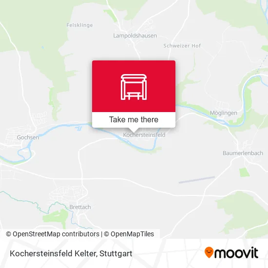 Карта Kochersteinsfeld Kelter