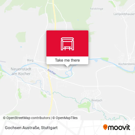 Карта Gochsen Austraße