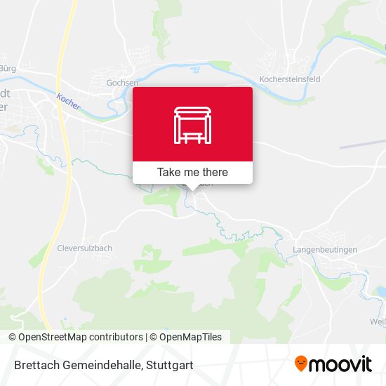 Brettach Gemeindehalle map