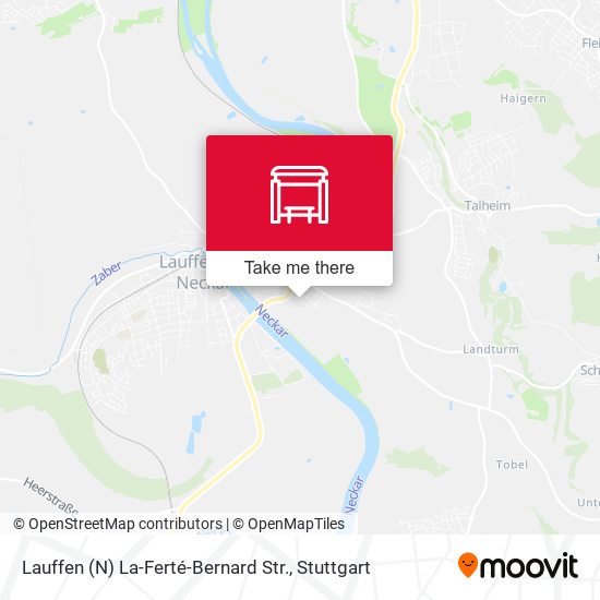 Lauffen (N) La-Ferté-Bernard Str. map