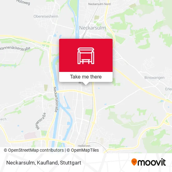 Карта Neckarsulm, Kaufland